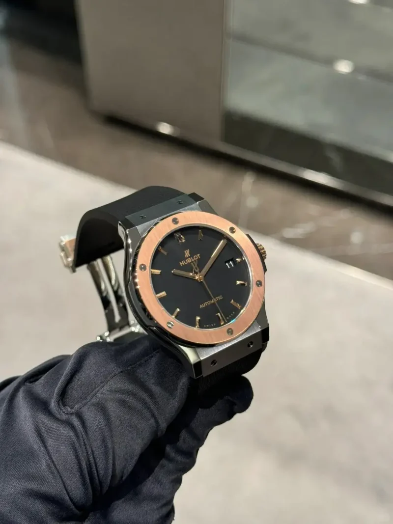 Hublot Classic Fusion Men Automatic Black Rubber Watch 511.NO.1181.RX - Image 5