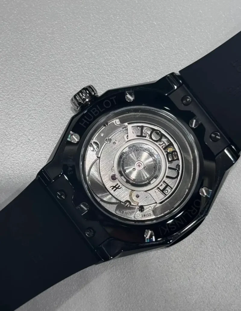 Hublot Classic Fusion Men Automatic Black Rubber Watch 550.CS.1800.RX.ORL21 - Image 6