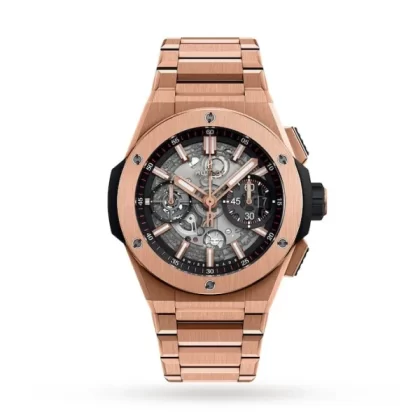 Hublot Big Bang Men Automatic Black 18ct Rose Gold Watch 451.OX.1180.OX