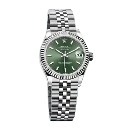 Rolex Datejust 31mm m278274-0018 Unisex Green Dial Silver-tone Swiss Replica Watch