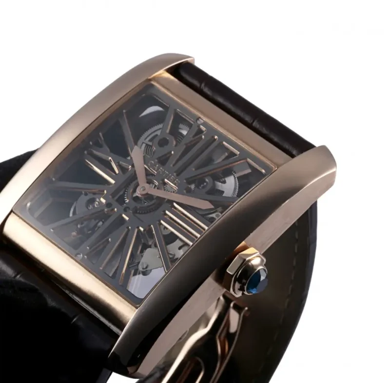 Cartier Tank MC Men Automatic Leather Watch W5310040 - Image 3