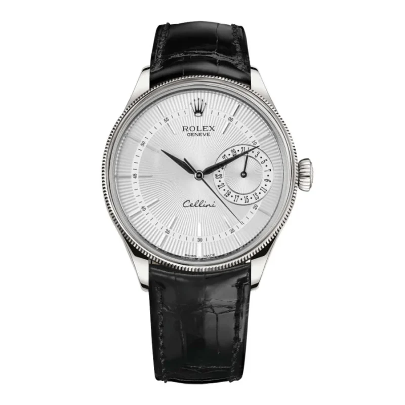 ROLEX CELINI WHITE DIAL SCRATCH PROOF 39MM SWISS REPLICA M50519-0006