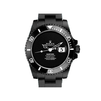 Rolex Submariner 40mm Bamford Men’s Black Dial Black-tone Swiss Replica Watch